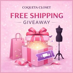 FREE SHIPPING GIVEAWAY 🎀 📦